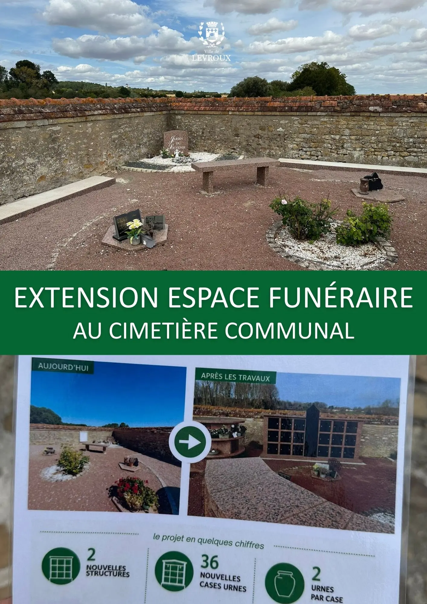 🪦 Extension de l’espace funéraire du cimetière communal