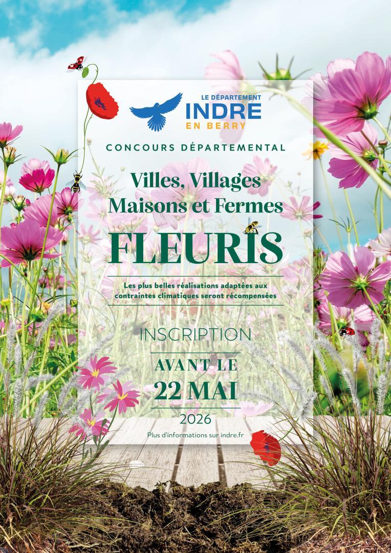 🌺 Concours départemental des Villes, Villages, Maisons et Fermes fleuris : les inscriptions sont ouvertes